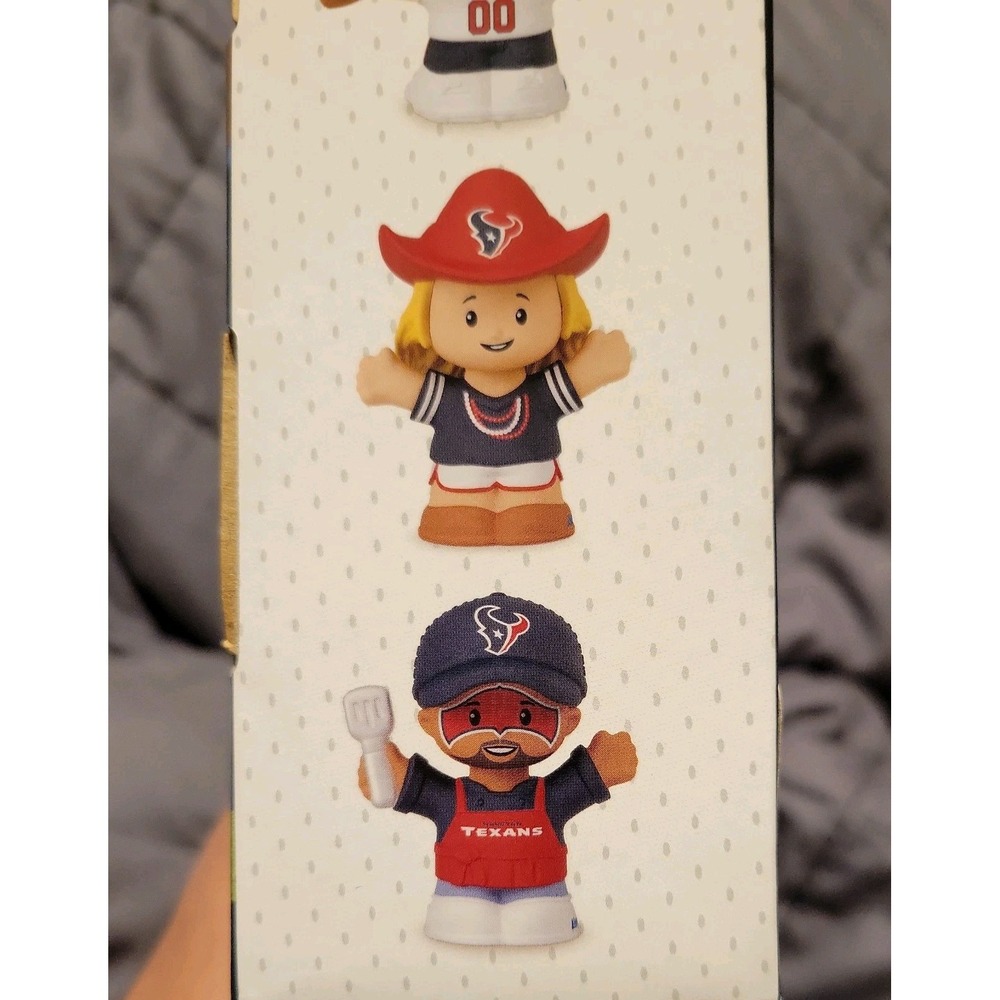 NFL Official Houston Texans Little People Collector NIB H-Town! NEW - Picture 5 of 7